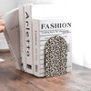 Book Ends Classic Leopard Print Pattern for Shelves Non-Slip Bookends