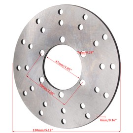130mm Front Brake Caliper Disc Disk Rotor 6 Stud For 110cc 125cc 150cc 200cc 250cc Quad Dirt Bike ATV Buggy Motorcycle