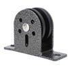 Wall Mount Pulley Wheel Iron Heavy Duty Traction Silent Fixed