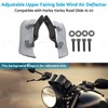 MAX COOL Adjustable Upper Fairing Side Wind Air Deflector Suitable