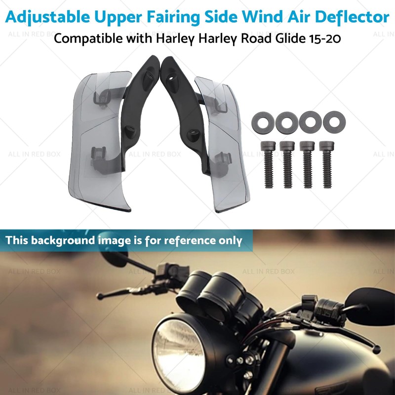 MAX COOL Adjustable Upper Fairing Side Wind Air Deflector Suitable