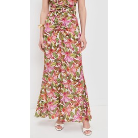 The Wolf Gang Women's Catia Maxi Skirt, Iris, Pink, Floral, XS