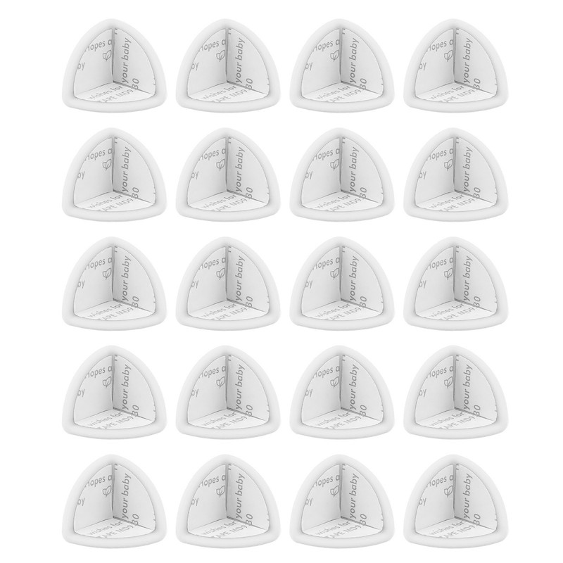 20pcs Desk Corner Protector Safety Silicone Baby Proof Corner Protector
