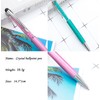 Gullor Pack of 12 Bling 2-in-1 Slim Crystal Diamond Pens