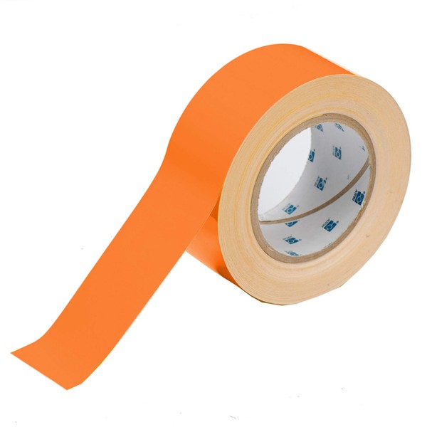 Brady ToughStripe Nonabrasive Floor Marking Tape, 100' Length, 2" Width,