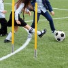 3pcs Spring Ground Nail Football Flagpole Holder Soccer