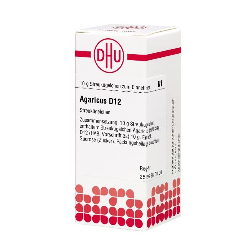 DHU Agaricus D 3 Spreading Balls 10 g Globules