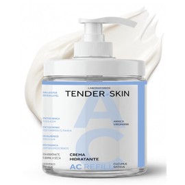 Tenderskin Crema Hidratante Uso Diario para Rostro y Cuerpo | Piel Muy Seca a Normal | Hyper Hidrantante con Ceramidas Esenciales & ?cido Hialur?nico Multimolecular | Repara la Barrera Cut?nea