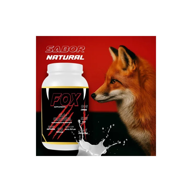 Cla Carnitina Fox Suplements 1kg Pre Entreno 200servicios