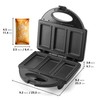 FineMade Electric Mini Pocket Pie Maker Machine with Crust Cutter,