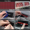 NBTEPEM 27 PCs Red Bling Car Accessories Set for Women,