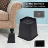 MYMULIKE Bed Risers 8 inch, Oversized Furniture Risers, Support Up