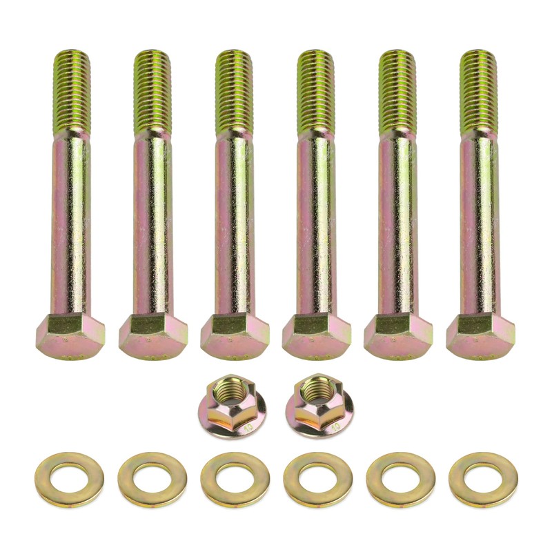 Rear Leaf Spring and Shackle Bolts Compatible with Jeep Cherokee