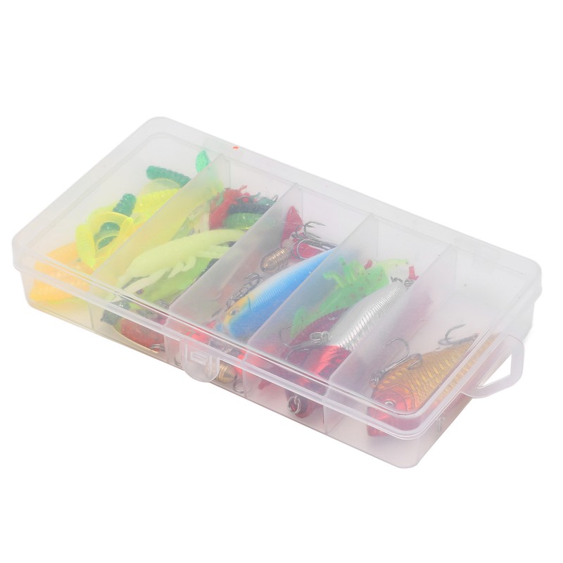 Fishing Tackle Set Soft and Hard Lure Baits Tackle Kit