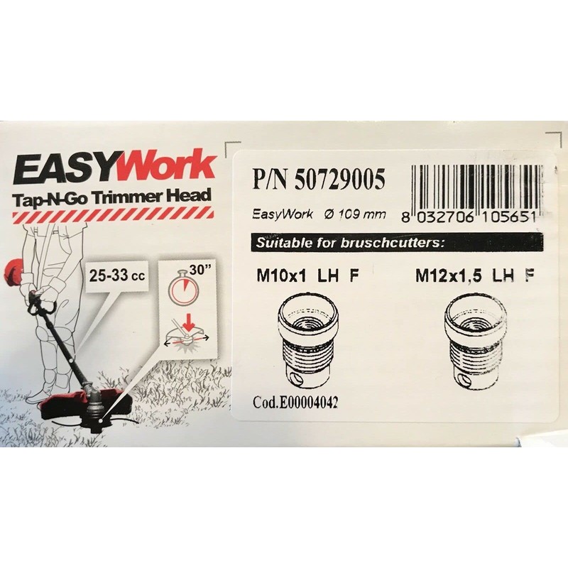 KOX Semi-automatic thread head, 13 cm diameter