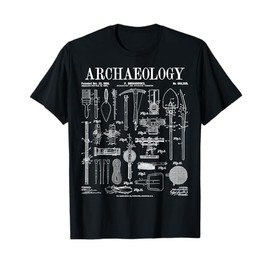 Archaeologist Archaeology Student Field Kit Vintage Patent T-Shirt