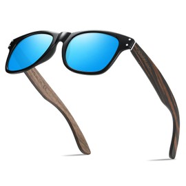 KITHDIA S8001 Wooden Sunglasses Polarised Sunglasses for Men and Women Polarised Glasses with UV400 Protection