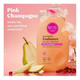 Eos Cashmere Body Wash Pink Champagne Jabón Líquido Corporal