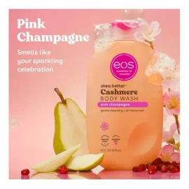 Eos Cashmere Body Wash Pink Champagne Jabón Líquido Corporal