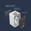 Automatic Toothpaste Dispenser, Pack of 2 Toothpaste Dispenser, Wall Mounting,