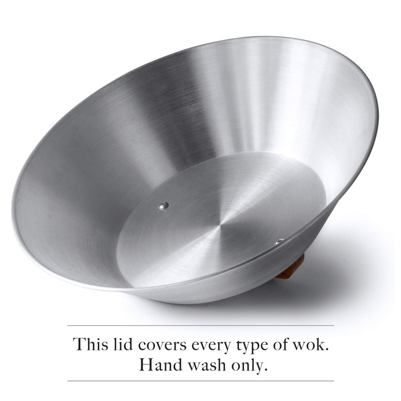 Mammafong Aluminum Wok Dome Cover for 14" Hand Hammered Wok,