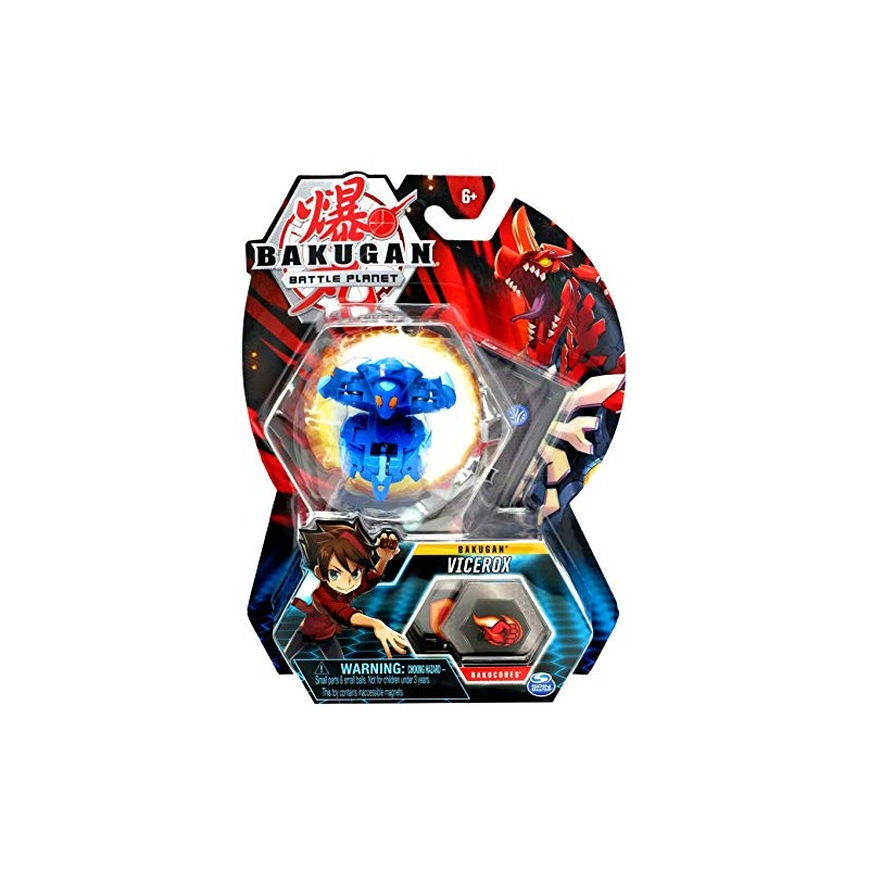 Bakugan, Vicerox, 2-inch Tall Collectible Transforming Creature, for Ages 6