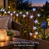 Solar Cherry Blossom String Lights for Outdoor Decoration – 20