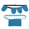 Blue Breast Surgery Drainage Bag Breathable Mastectomy Drain Holder with