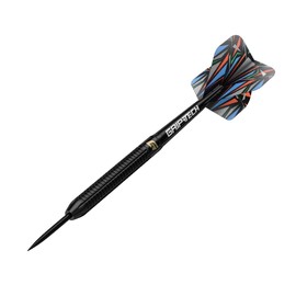 GOAT - Athlete Black Brass Steel Darts 13 G Including 3 Barrels, 3 Flights & 3 Shafts