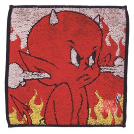 Marushin 4755009900 Mini Towel, Hot Staff, Melamella Red, 100% Cotton, Antibacterial and Odor Resistant, Hand Towel, Handkerchief, Present, Gift, Birthday