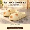 Cat Slippers for Women – Yellow Closed-Toe Cat Clogs with