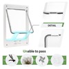 Full-Size Window Pet Door for Cat&Small Dog, Fits 28"-32" Width