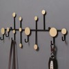 Wall Mounted Coat Rack Clothes Organizer Hooks Hanger for Hat