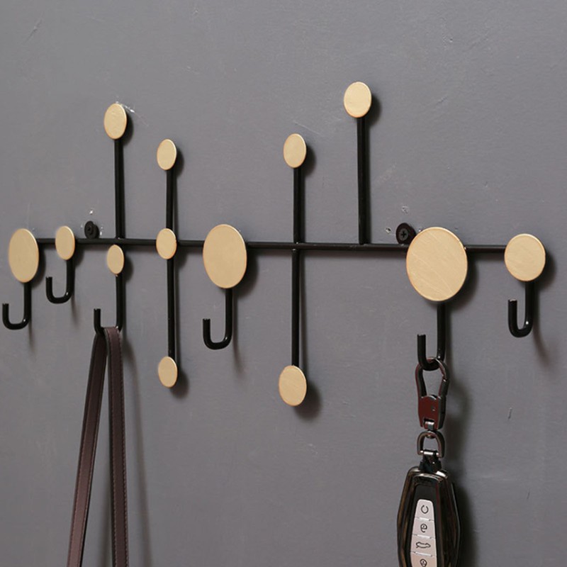 Wall Mounted Coat Rack Clothes Organizer Hooks Hanger for Hat