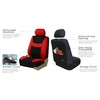 FH Group Car Seat Covers Combo Full Set with Carpet