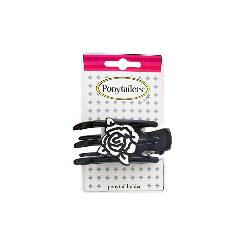 Mia Ponytailers Ponytail Holder Model No. 00950 - Black with
