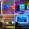 Tenmiro 65.6Ft Multicolor Led Strip Lights Cuttable Adjustable Length Home