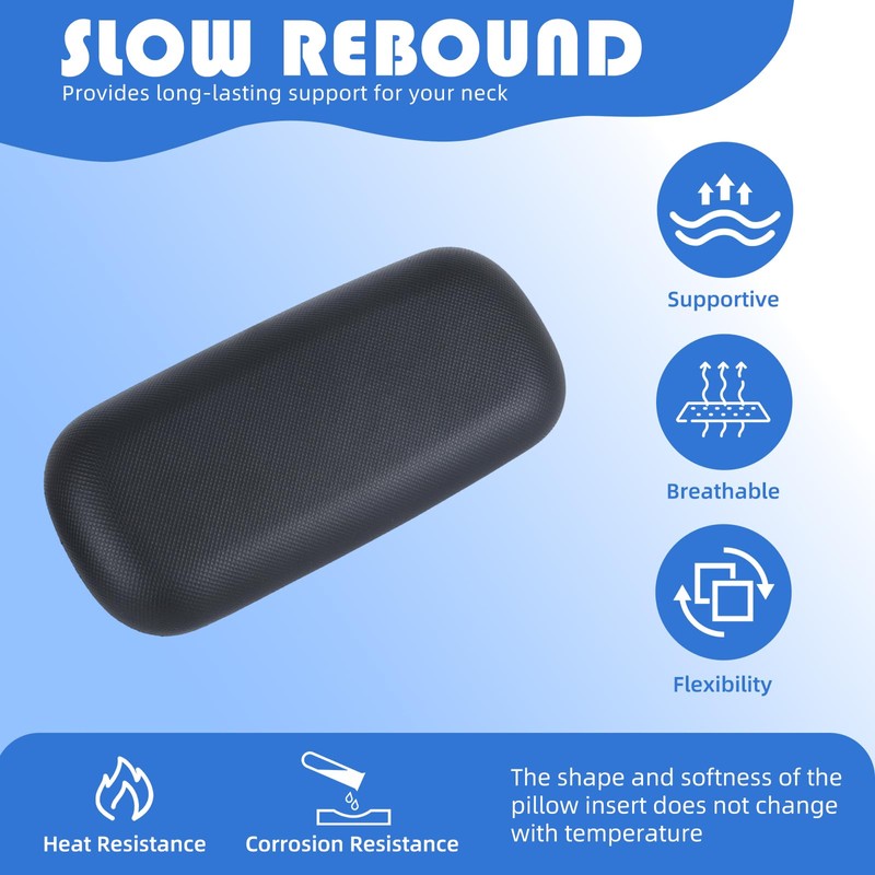 QVEEQ 4 Pack Hot Tub Headrest Replacement for Master Spa
