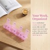 Pill Box Organiser 7 Day,Pill Pot,Medication Box, one Time A