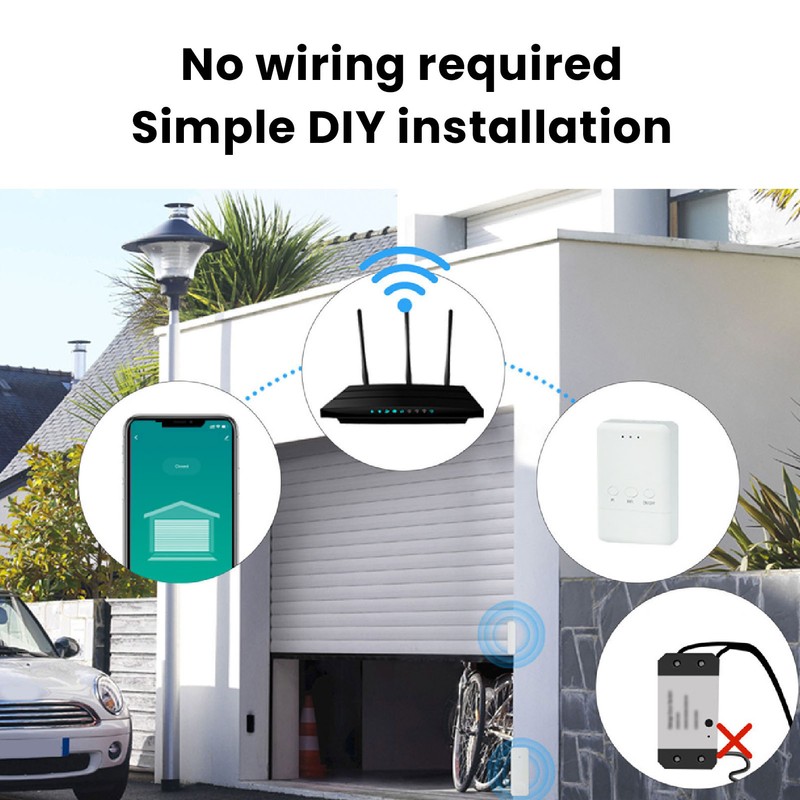 Garage Door Remote Controller WiFi APP Control Wireless Garage Door