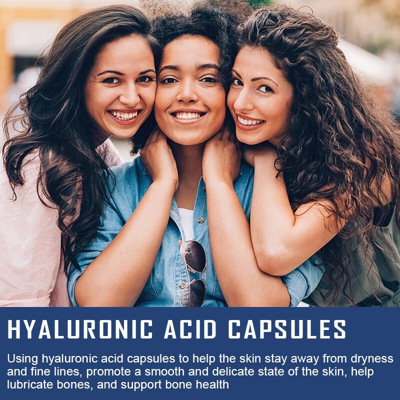NATURE'S LIVE Hyaluronic Acid 850mg 120 Capsules w/ Vitamin C