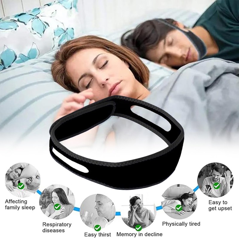 Anti Snoring Chin Strap, Update Snoring Stopper Snoring Solution Professional
