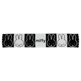 Marushin 5805031300 Scarf Towel, Miffy Blink, 100% Cotton, Antibacterial and Odor Resistant, Present, Gift