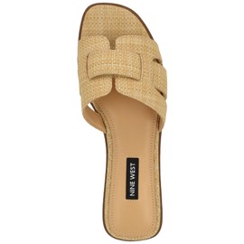Nine West Women's Germani Sandal, Light Natural 112, 7.5