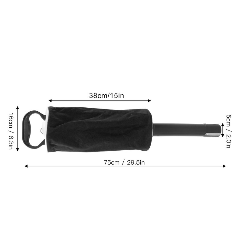 Golf Balls Pickup Bag Golf Ball Retriever with Detachable Plastic