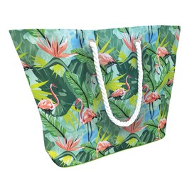 Olivia Rocco Beach Cooler Bag Insulated 33L Large Summer Cooler Beach Bags, Leaf Green