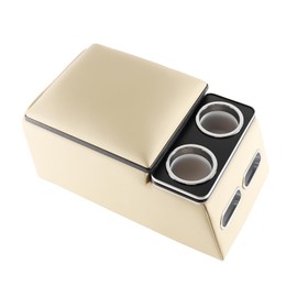 CRMDF Universal Bench Seat Consoles with Cup Holder Phone Holder Bench Seat Center Console for Truck SUV Van