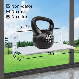 ZPARIK 6 Suction Cups Cat Window Perch 23in, Cat Window Hammock for Large Cats, Foldable Cat Bed Seat Cat Window Shelf for Cats Inside, Holds Well for Heavier Cats Easy to Adjust