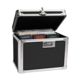 Caja de bloqueo con código, caja de bloqueo grande para almacenar medicamentos y objetos de valor con código, caja de almacenamiento bloqueada de alea