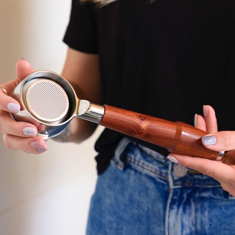 KNODOS 58mm Bottomless Portafilter For Gaggia Espresso Machines - Premium